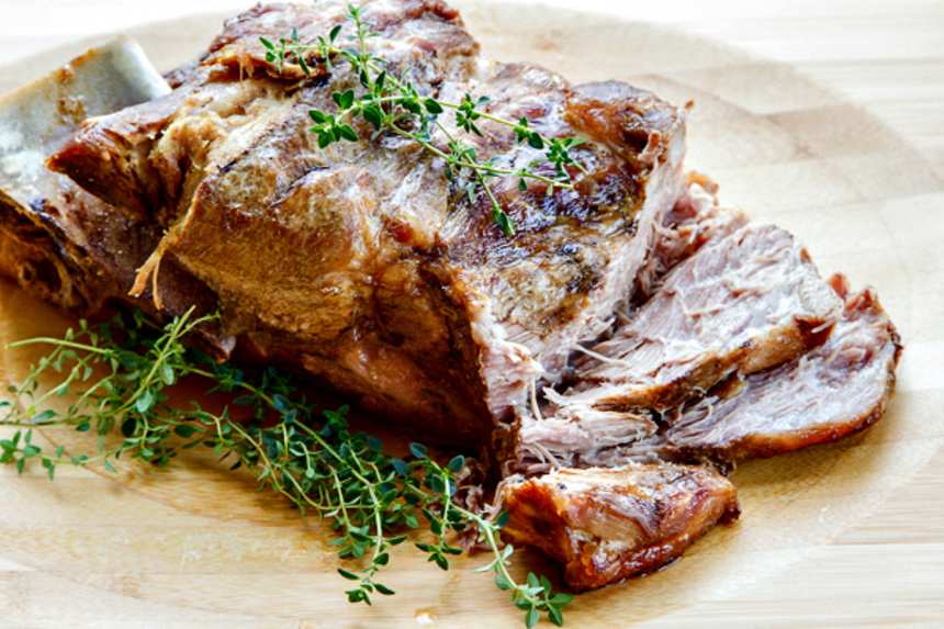 Pork shoulder in roaster oven online